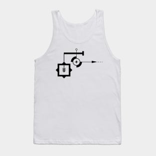 Geometric Tooniefied Design 1 (Light) Tank Top